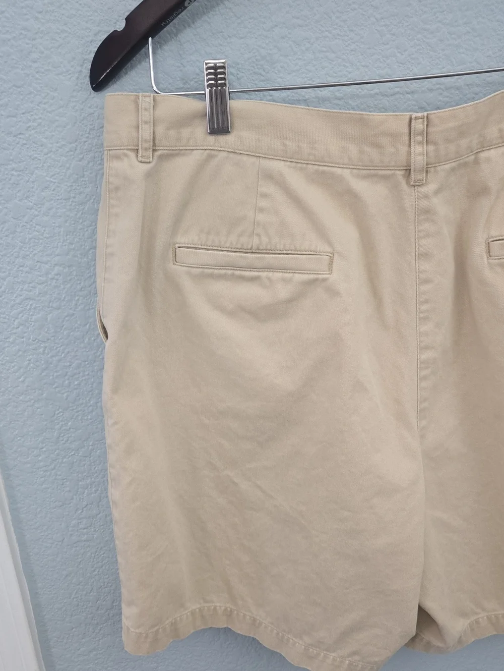 VTG LAUREN JEANS CO RALPH LAUREN Beige Women's Chino Shorts SZ 14 Cotton Classic